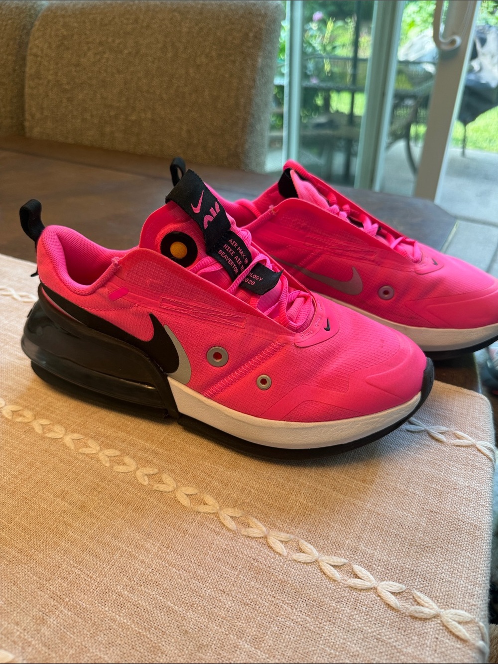 Nike Women’s Hot Pink and Black Sneakers size 7